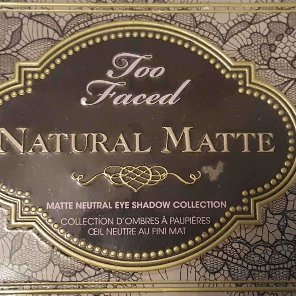 Too Faced Natural Matte eye shadow collection